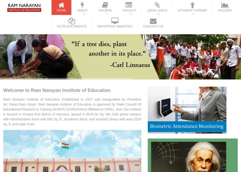 Ram Narayan Institute of Education | Classic WebCity Bahadurgarh