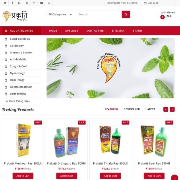 Prakriti Ayurveda by Classic WebCity